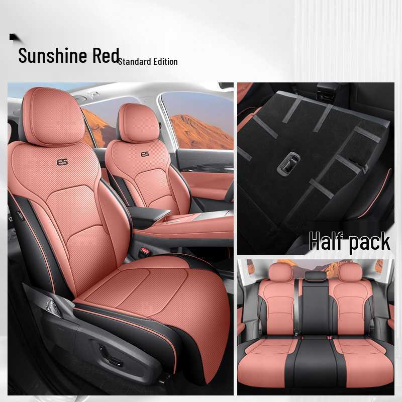 Geely Galaxy E5 Leather Car Seat Cover - Full Coverage, All-Season, Fits 24/26 Models Note Model Year