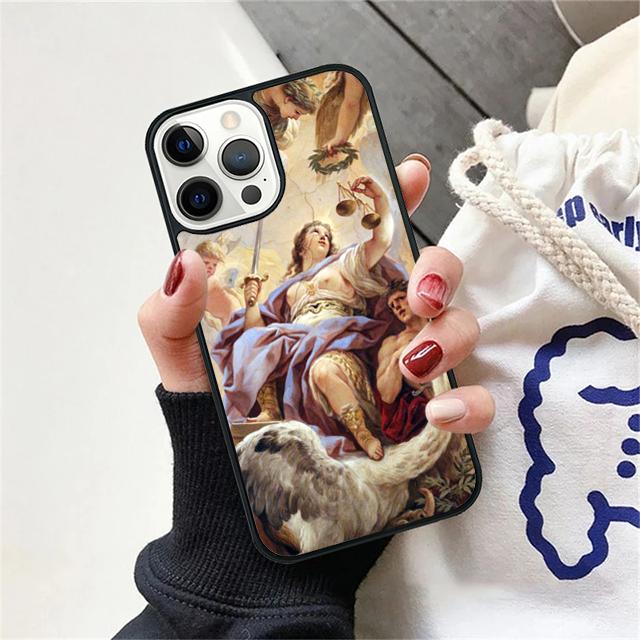 Renaissance Art Painting Coque Shell For iPhone 17 Air 15 16 14 13 12 Pro Max 11 Pro Max Plus Phone Case Cover