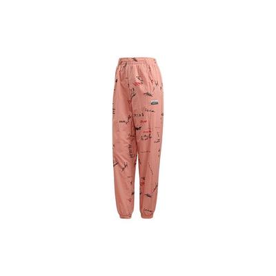 Originals Trefoil Letter Loose Woven Sports Pants Women Pants Pink GD3043