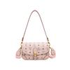 Cartoon bear printed small square bag versatile bag women's 2025 new retro old flower high-end single shoulder messenger bag
