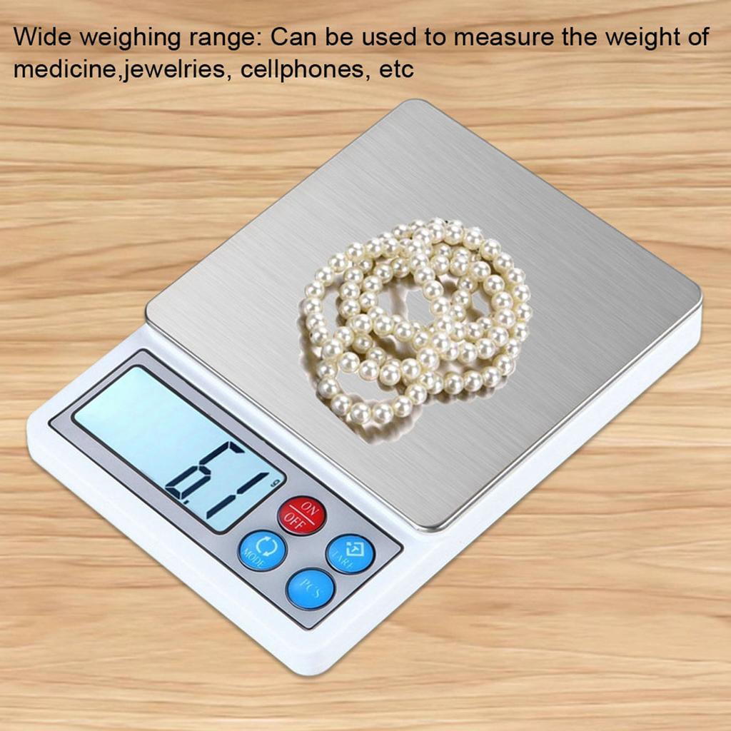 Kitchen Electronic Digital Scales, High ket Food Scales with LCD Display, Suitable for Msuring Jewelry, Mobile Phones