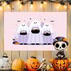Halloween Ghosts Decor Background Cloth Hanging Cloth Bedroom Bedside Decorative Wall Cloth Rental Dormitory Tapestry