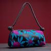 Fashion Silk Embroidered Women Handbag Zipper Chinese Style Design Clutch Bag Knot Retro Cosmetic Bag Gifts