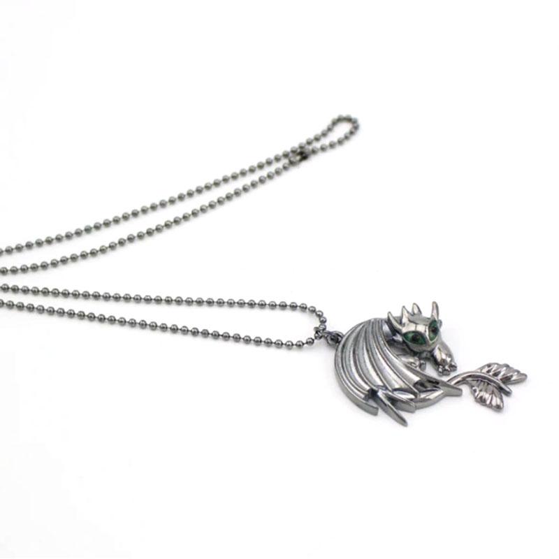 How To Train Your Dragon -Toothless Necklace Night Furry Animal Dragon Jewelry, Guardian Dragon pendant cosplay Gift