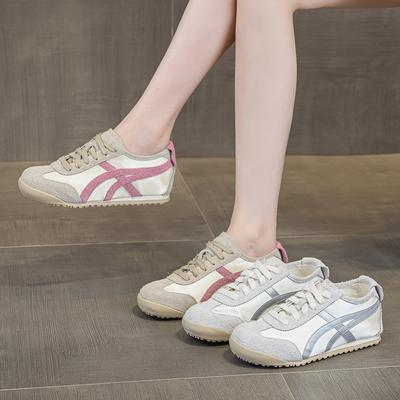 2025 New Inner Heightening German Training Shoes Women's Breathable New Simple and Versatile Casual Shoes Women's Thick-soled Forrest Gump Shoes