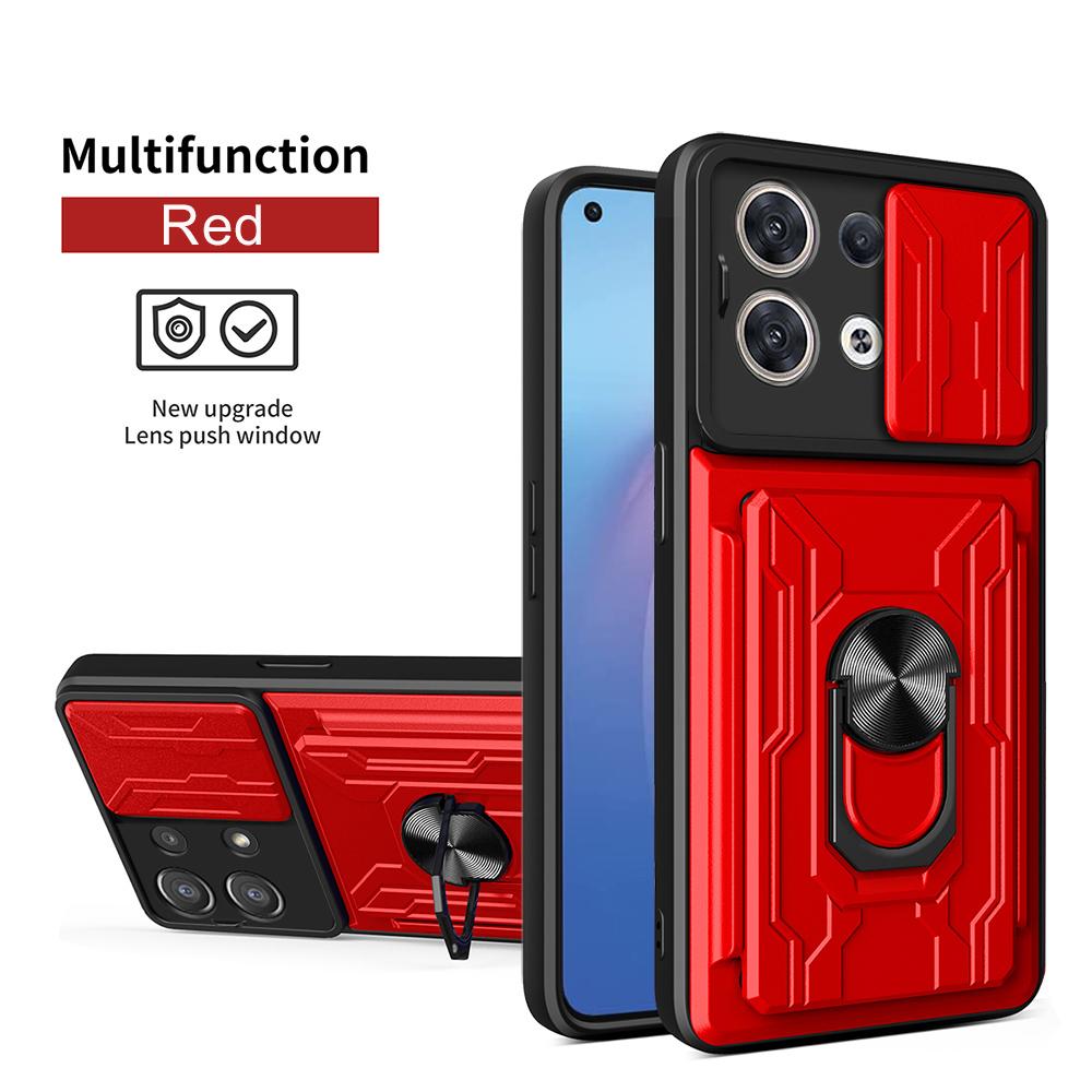 

For Oppo Reno11Pro Reno11 Reno10 Reno7 Reno8Pro Reno8 Reno6 Reno5 Reno7Pro 360 Camera Card Slot Protective Phone Case For Reno 11 Pro