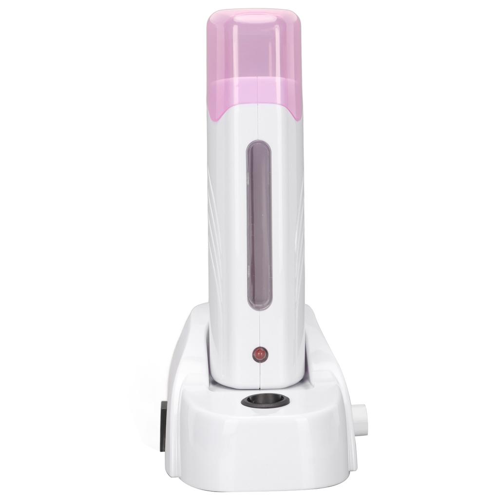 Wax Heater Machine Depilatory Roll Portable Wax Hair Removal Device with Heater Base EU Plug 220V