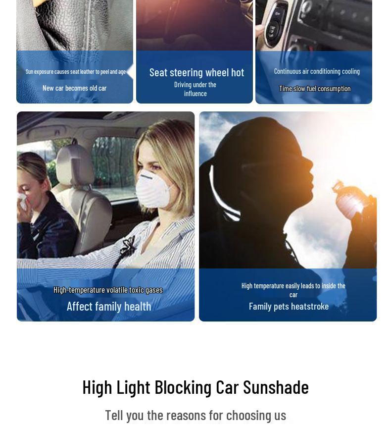 Folding Car Sunshade Umbrella for Driving School Vehicles