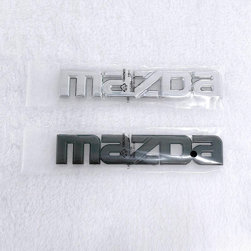 For Mazda CX3 CX5 MX3 CX4 CX9 CX7 RX8 Atenza Axela Protege Car Front Rear Emblem 3D Stickers Decals Trunk Badge Decoration