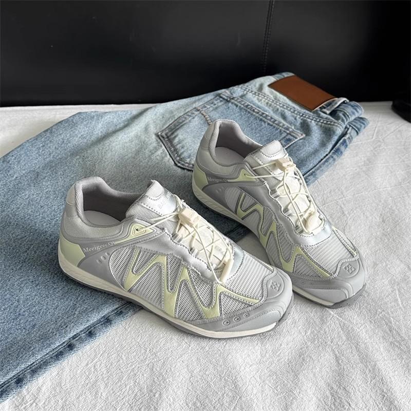 Mesh Breathable Dad Shoes Women's Summer 2025 New Fashionable Versatile Thick-soled Heightening Non-slip Casual Forrest Gump Shoes