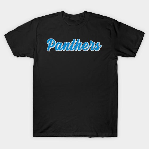 

Men Black Print T-shirt Panthers No-Cut Transfer Paper Print Cotton Tshirt M чорний