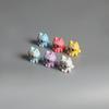 3 Pezzi Mini Gatti in Resina, Gatti in Miniatura Cartoni Animati Modello Animale per Giardino delle Fate, Paesaggio Muschio, Artigianato Terrario Fai-da-te, Decorazione per Torta