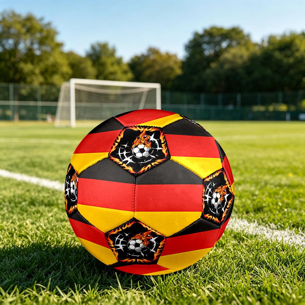 1pc Germany Sports Theme Size 5 Soccer Ball Professional Match Training Football Indoor &Outdoor Sports Ball Lightweight Durable C6622