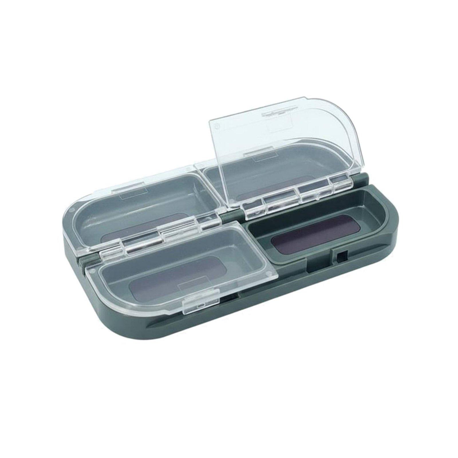 

Waterproof Fly Box Compartmentalized Fly Fishing Box Attracting Lure Case Sturdy Small Tackle Organizer Secure Lock for Wading