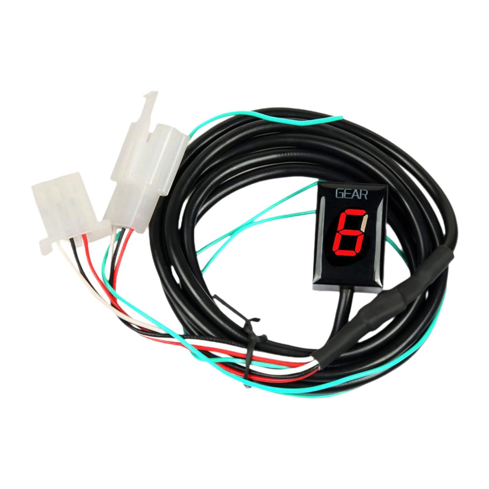 Motorcycle Gear Indicator LED Display for Motorcycle Utvs Replacement