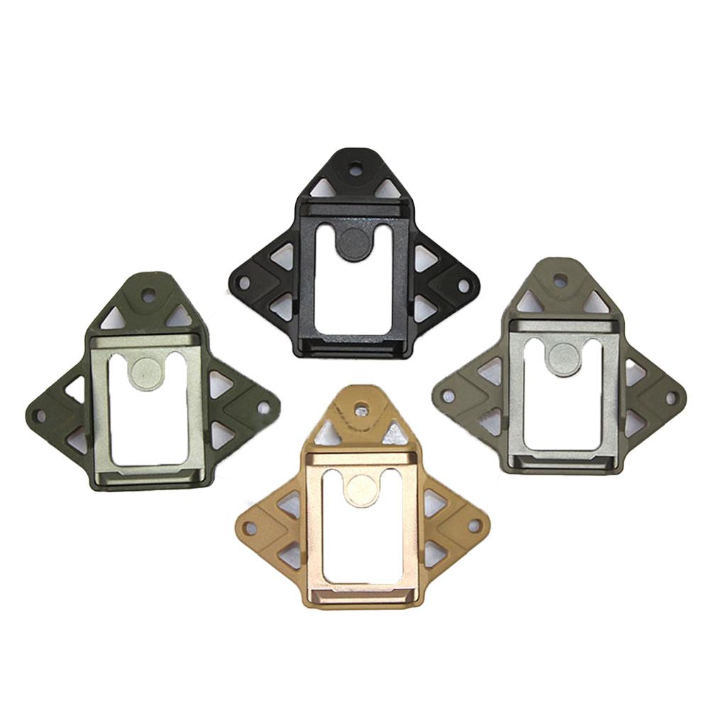 Outdoor Helmet Shield 3 Hole NVG Installation ABS+metal Adapter For Cosplay Outdoor Training Helmet Adapter