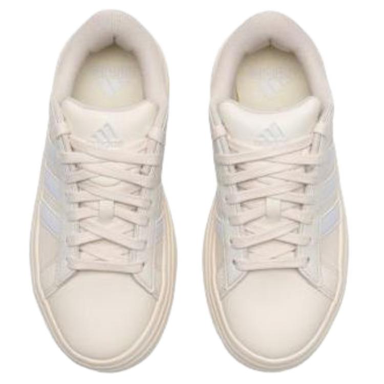 New Adidas GRAND COURT PLATFORM Anti Slip Wear Resistant Low Top Casual Shoes Women's White JQ1078