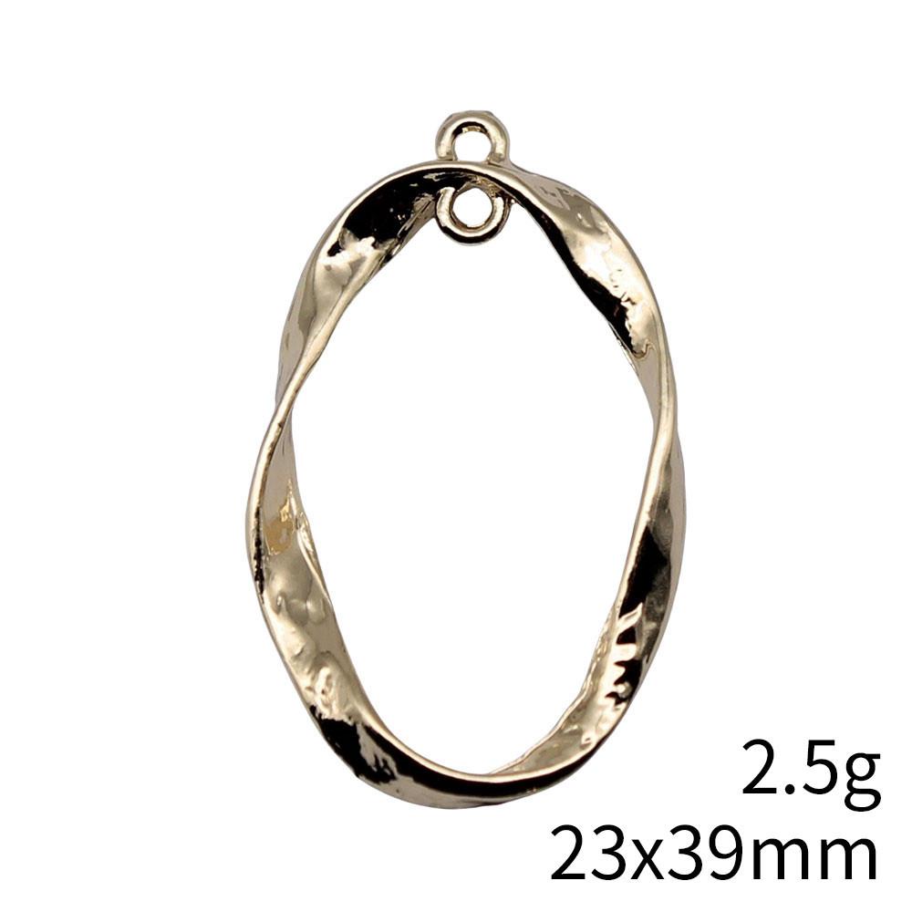 Valentine's Day Accessories Women Water Drop Moon Connector 2 Hole Pendants For Earring Accessories Parts Cheap Cute Stuff Accessory Parts
