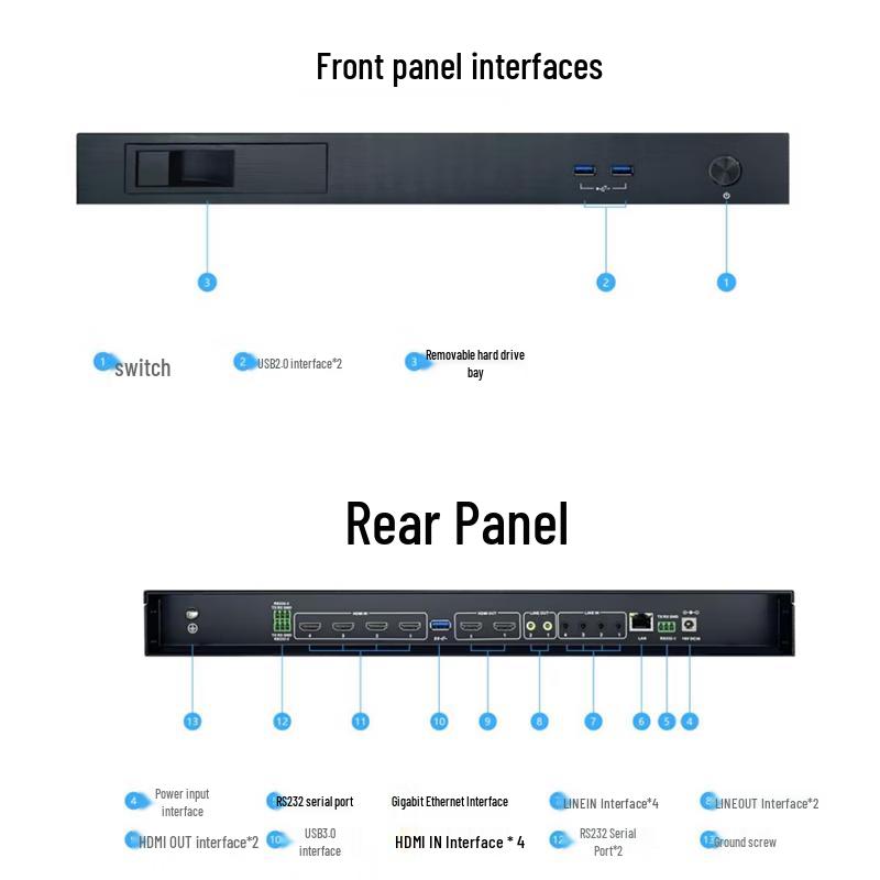DAIPU DP-T220 4K Video Conference Recording & Live Streaming System (CN Version)