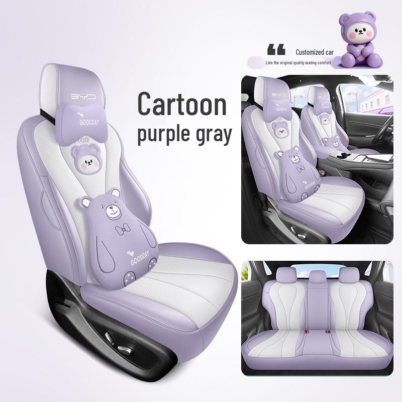 BYD Sea Lion 06dmi/06ev Leather Seat Covers - Full Coverage Cushion Special