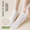 5 Pairs of Women's Summer Thin New Pure Cotton Anti Odor Short Boat Socks