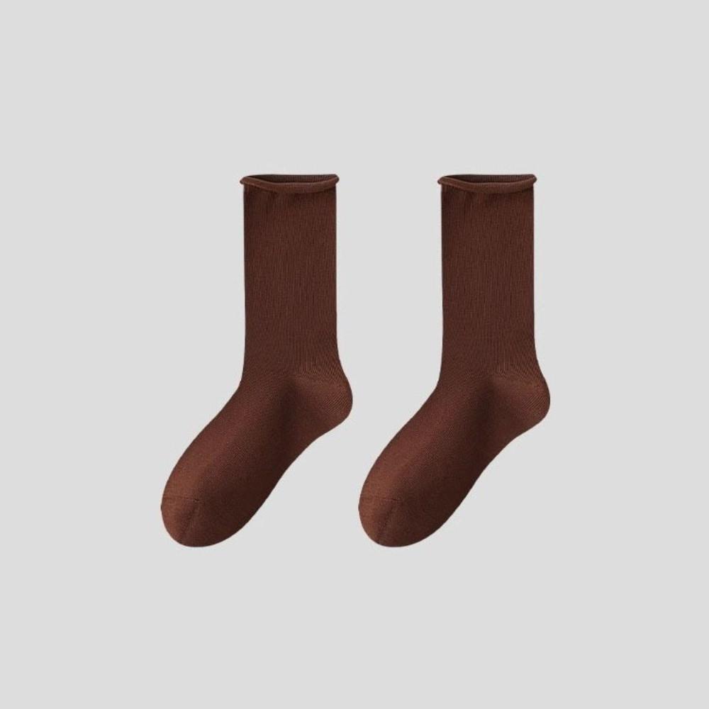 1 Pair Calf Socks Soft Breathable Slouch Socks Versatile Tube Socks  For Women