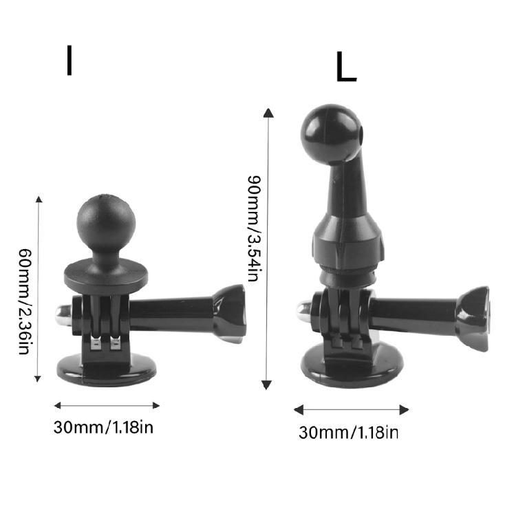 Strong ABS Plastic Sphere Joint Link 17mm Mount For Blogging Equipment Action Camera Accessories
