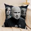 Heavy Metal BandDDisturBedS Cushion Cover Soft Plush Fabric DoubleSided Printed Cushion Covers for All Seasons Home Decor