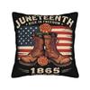 Juneteenth Day  June Th African American Pride Pillow Cover Printing Cushion Cover Decoration Pillow Case Cover Bedroom