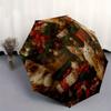 1pc Christmas Cats Themed High-quality Umbrella,Automatic Opening and Closing Umbrella,Multi-functional Umbrella G0811382