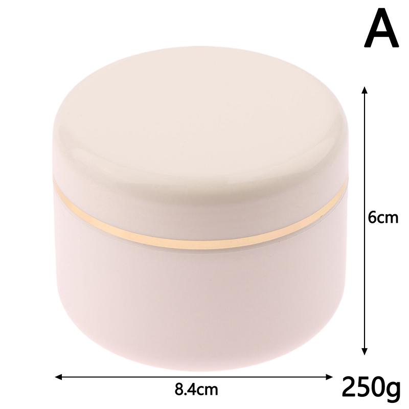 

50-250 г Косметические контейнеры Баночка для крема лосьона Баночка для макияжа с крышками Круглая бутылочка для мазей Многоразовая Пустая Дорожная для хранения as the picture