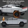 1:24 Remote Control Electric Door Cyber Pickup Exquisite Alloy Car Model Mecha-Style Light & Sound Metal Toy Ornament