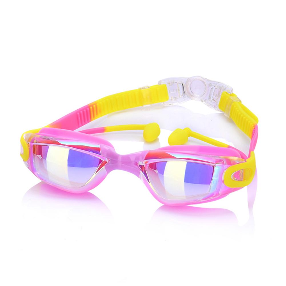 

Детские очки для плавания Антизапотевающие очки для плавания Водонепроницаемые Защита от УФ-лучей Очки для плавания с берушами и зажимом для носа для мальчиков и девочек