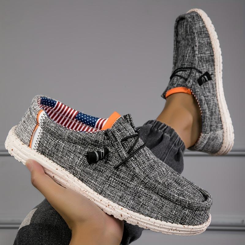 Scarpe da Uomo Tela Mocassini Comode Traspiranti Scarpe Casual da Uomo Scarpe da Guida Scarpe Vulcanizzate Scarpe Basse da Uomo Scarpe da Passeggio da Uomo