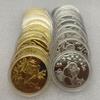 Panda Coins, Gold-plated and Silver Plated, Commemorative Medals, Metal Crafts, Panda Commemorative Medals, Small Gifts