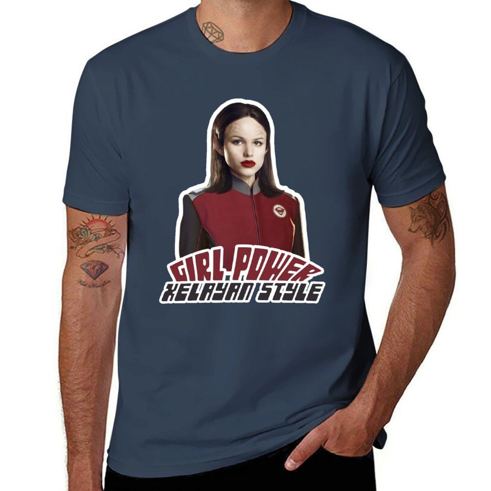 Girl Power Xelayan Style Alara Kitan Orville Tribute TShirt Plus Size Basic Short Sleeve Top S