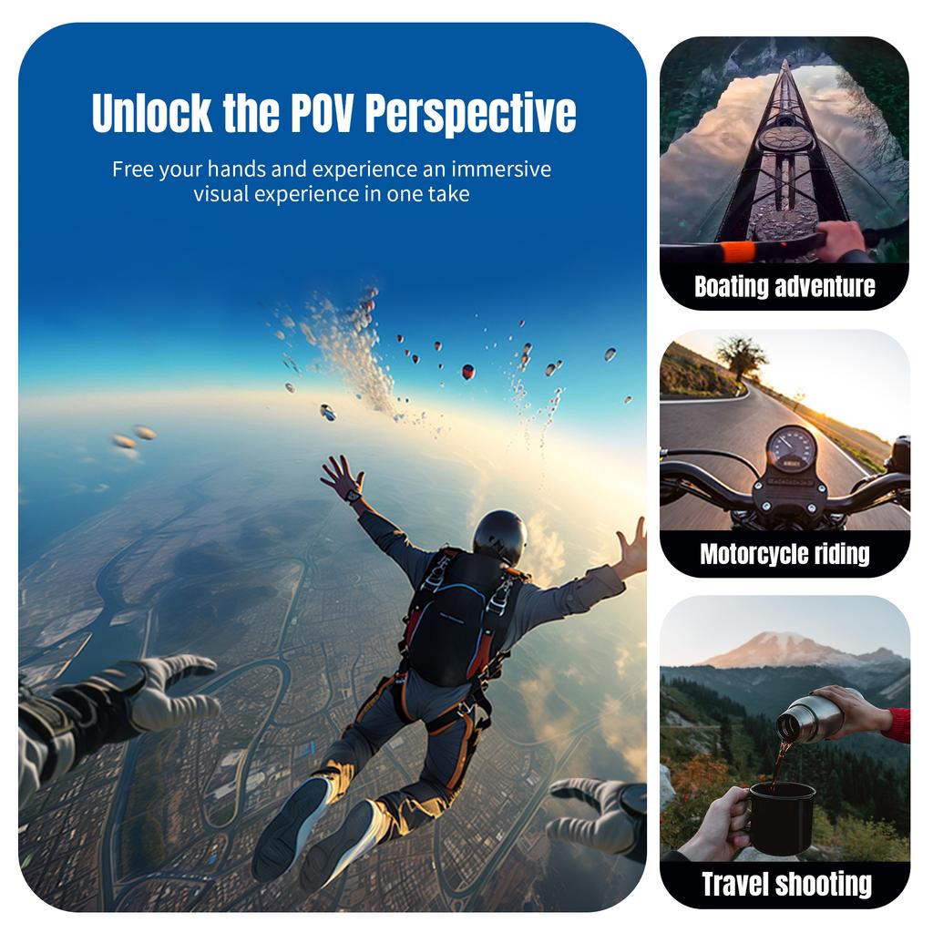 Magnetic Neck Mount For DJI Osmo Pocket 3/Action 3/4/5 Pro Universal Camera Holder Stand For Gopro HERO13/12/11/10/9 Accessories