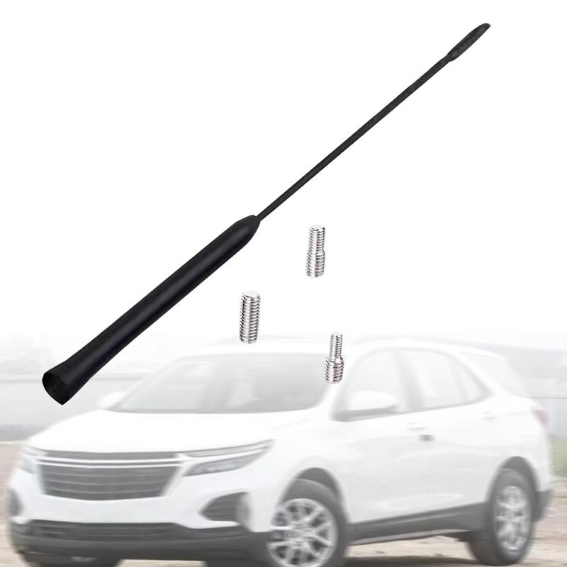 Car Radio Antenna Mast Universal Flexible Roof Mount Strong Reception Easy Install for Vehicle Stereo Upgrade