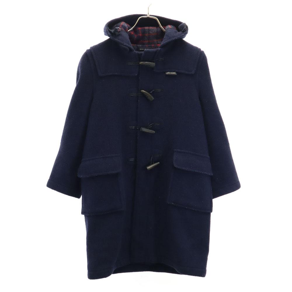 

Gloverall 80-е Винтажное пальто-дафлкот из шерсти мелтон 12 Темно-синий Детское Б/У