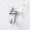 4Pcs Adhesive Butterfly Hooks Wall Mounted Bathroom Hanger Decorative Cute Butterfly Bear Hook for Towels Keys Kitchen Utensils