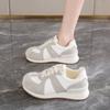 Fashion CRLAYDK Women's Platform Sneakers Casual Lace Up Stylish Tennis Running Retro Lightweight Trainers Ladies Walking Fashion Shoes