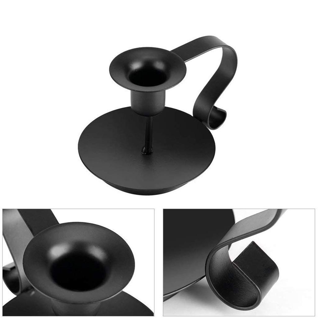 Wrought Iron Taper Candle Holder Iron Candle Holder Dinner Decor 2 Pack