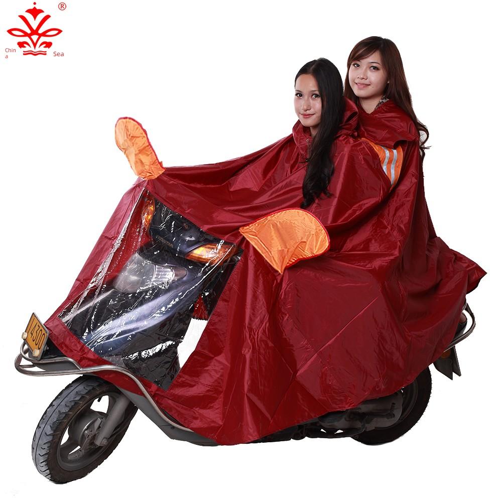 Pedal Outdoor Thickened Single and Double Raincoat Motorcycle