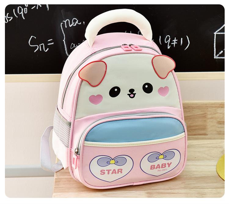 School Bag, New Cute Children's Backpack, Light Spine Protection, Large Capacity, Versatile