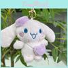 Adorable Pink Plush Bunny Keychain 10cm Soft Cute Stuffed Animal Gift With Colorful Chains