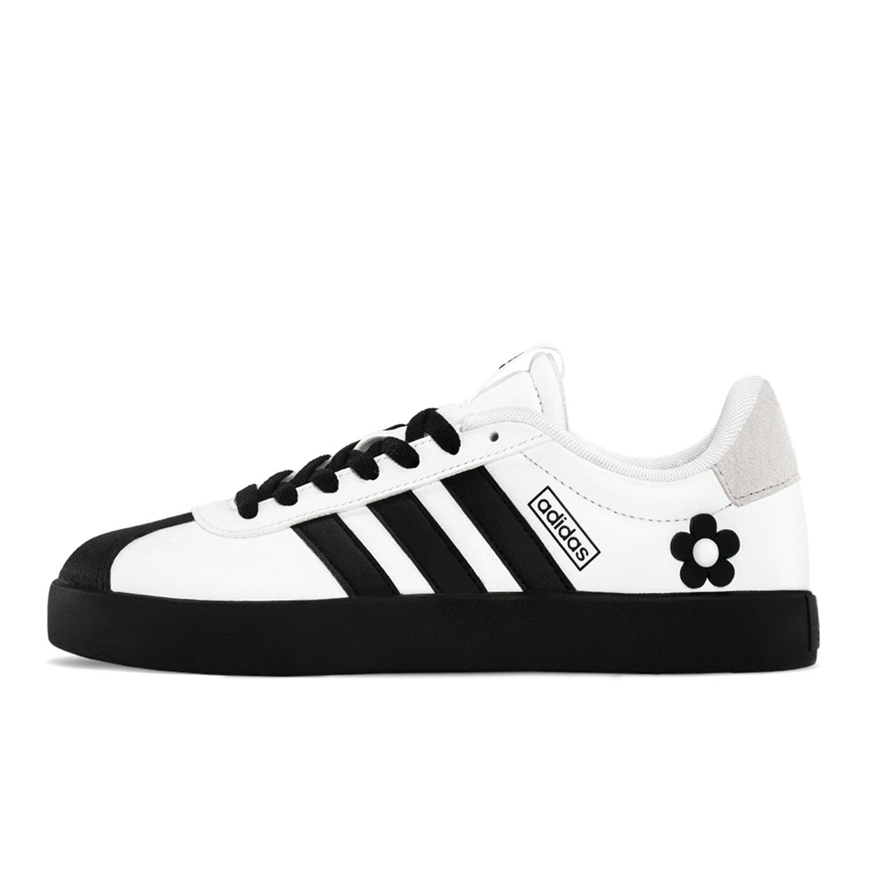 

Adidas VL COURT 3.0 Slip Resistant Slip Resistant Low top Skateboard Shoes Women s Black White ID8797(Team1161-) 40