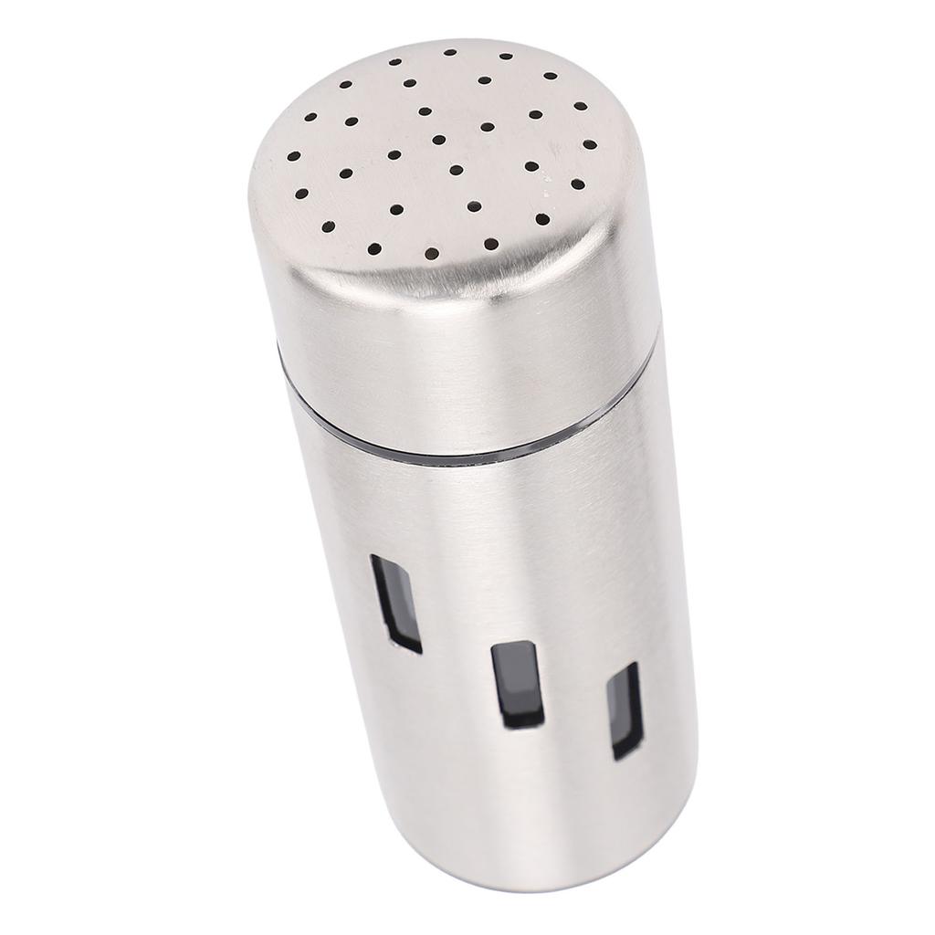 Kitchen Seasoning Can Multifunctional 304 Stainless Steel Seasoning Shaker Condiment Canister with Lid for Salt Sugar