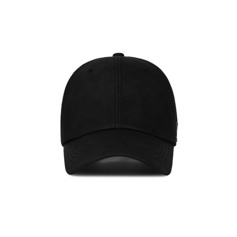 VARZAR VA Studded Vegan Leather Ball Cap Black
