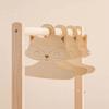 5Pcs Non-slip Cartoon Wooden Clothes Hanger Nordic Style Baby Clothes Hanging Racks  Princess Room