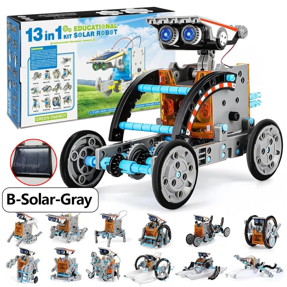 12-in-1 STEM Roboter Bausatz Spielzeug DIY Ingenieurwesen Konstruktionsset Pädagogisches Wissenschaftsexperiment Geschenk für Kinder Jugendliche